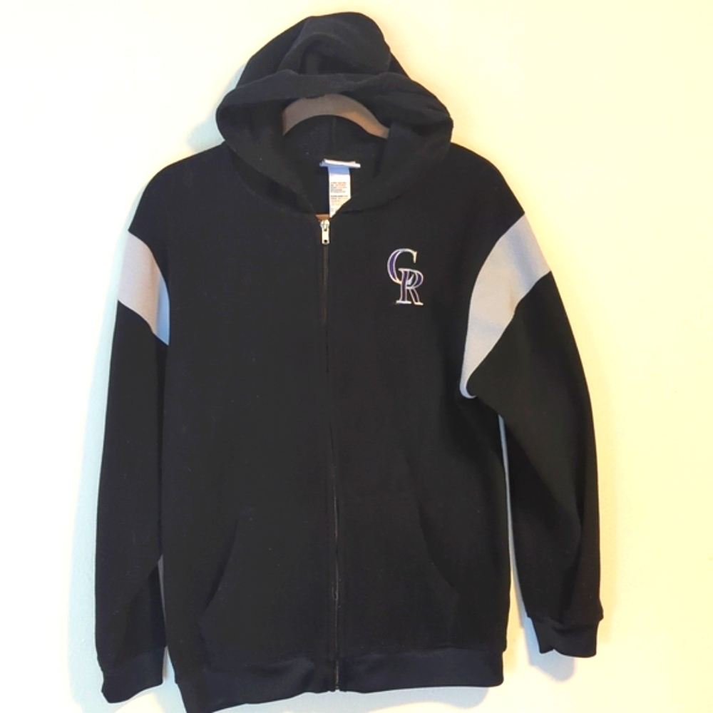 Colorado Rockies Kids Zip up Hoodie Sz XL